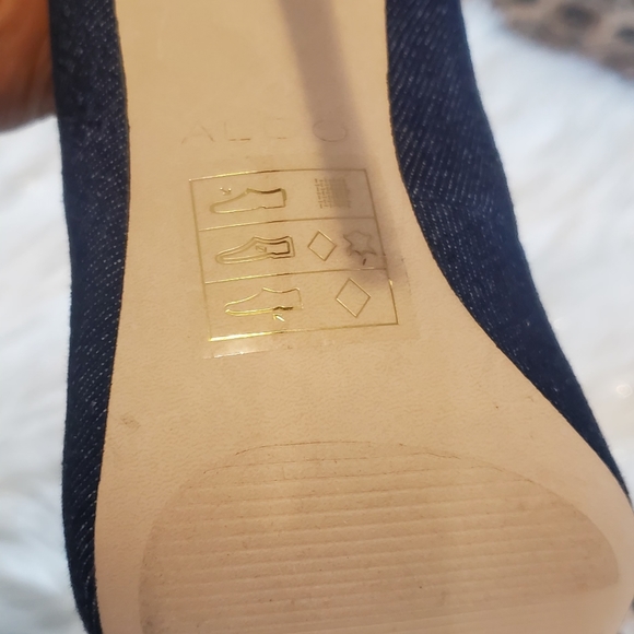 New denim Aldo high heel shoes - Picture 6 of 11